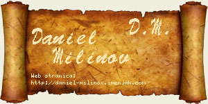 Daniel Milinov vizit kartica